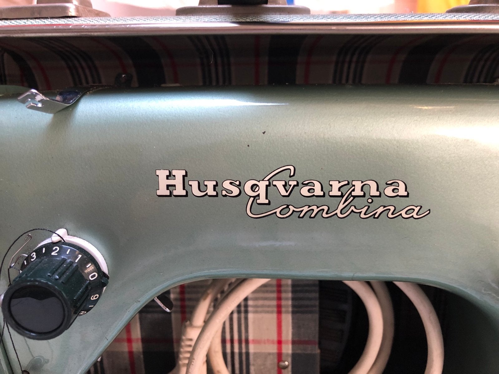 Husqvarna Combina Naaimachine - Vintage Model, Ophalen, Gebruikt, Naaimachine, Husqvarna