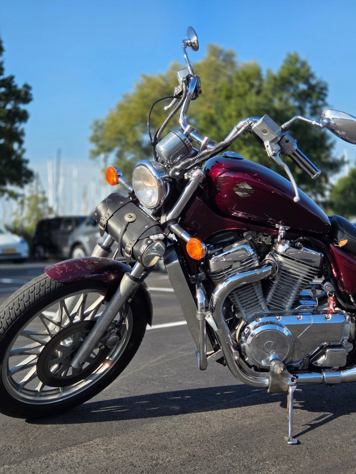 Suzuki VS700 Intruder, 1986, 28.000 miles; pas gerevideerd, Motoren, 700 cc, Cardan-aandrijving, 2 cilinders, Occasion
