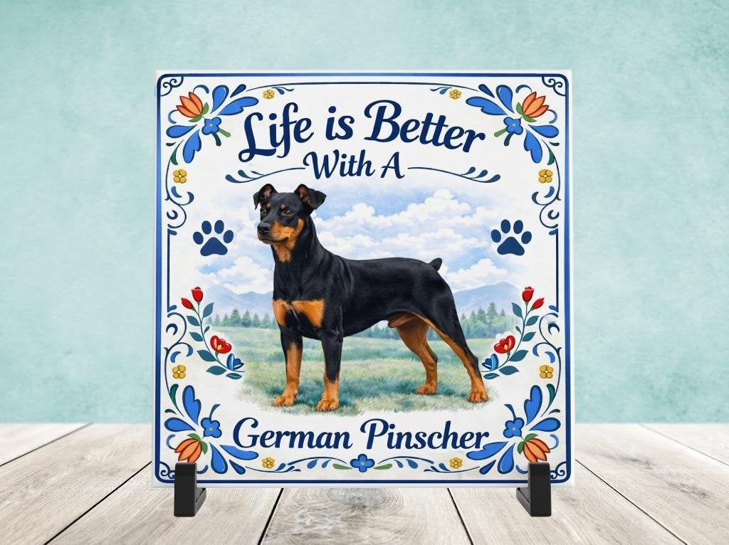 Life is Better With a German Pincher - Tegel, Verzenden, Nieuw