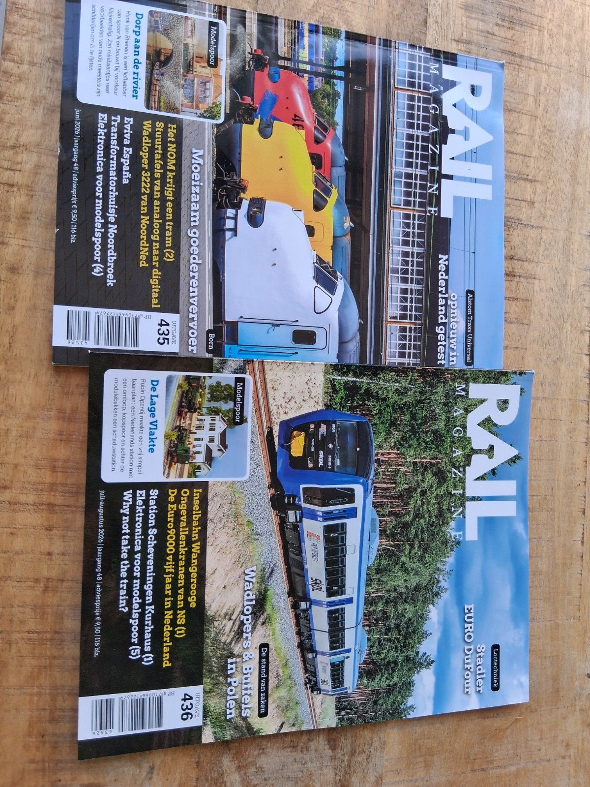 Rail Magazine 435 & 436 - Modelspoor en treinen, Boeken, Ophalen of Verzenden, Gelezen, Overige typen