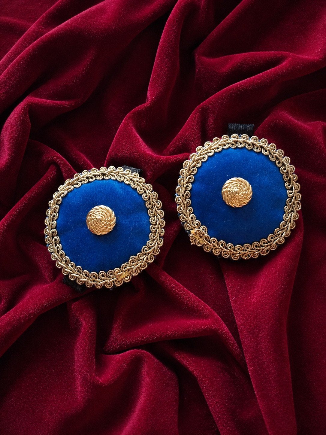 Pieten schoen gesp - blauw nostalgische schoenen gesp, Diversen, Ophalen of Verzenden