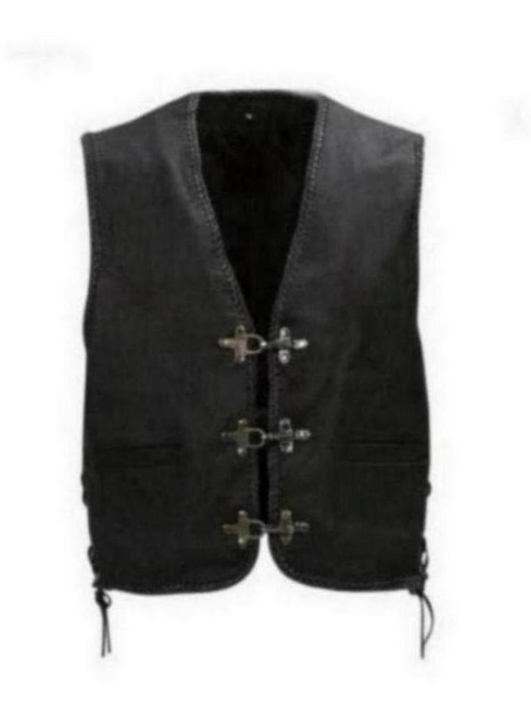 Zwart lederen biker vest X-treme met metalen sluitingen, Ophalen of Verzenden, Nieuw met kaartje, Dames, Overige typen