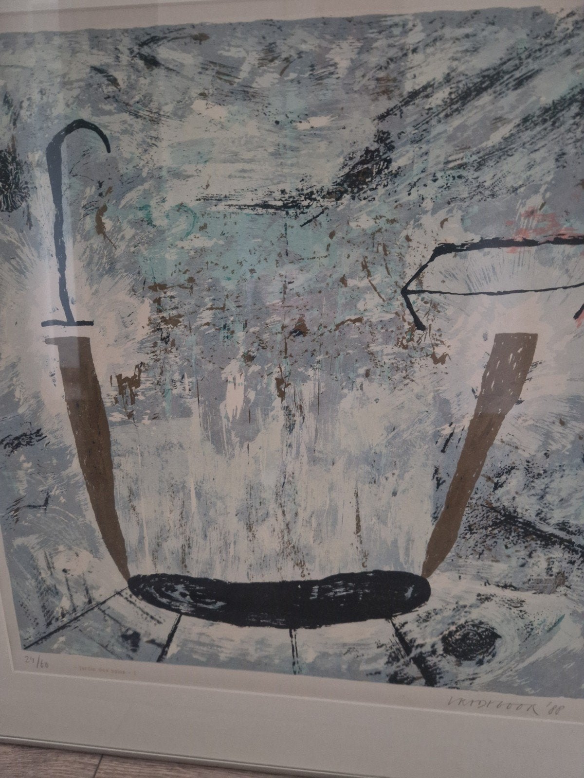 Bert Vredegoor 1988 Jardin des Baines, Ophalen
