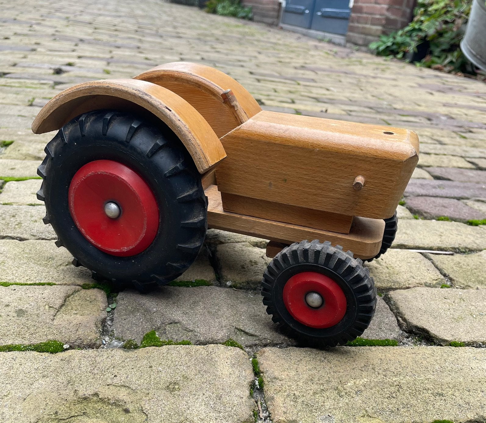 Houten trekker, Ophalen of Verzenden, Gebruikt