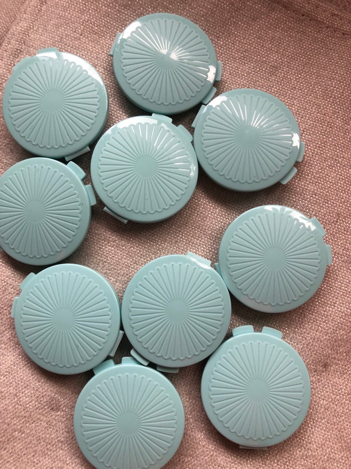 Tupperware splinternieuwe pillendoosje per stuk, Blauw, Overige typen, Nieuw, Luchtdicht