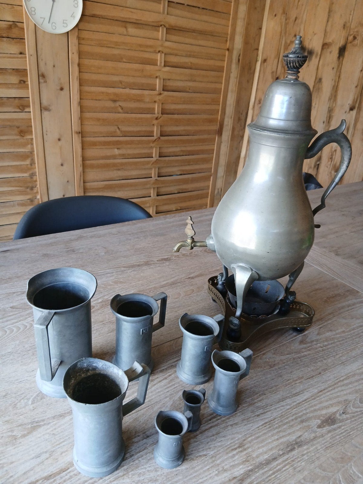 Antieke tinnen koffie kraantjes kan  paar honderd jaar oud m, Antiek en Kunst, Antiek | Tin, Ophalen