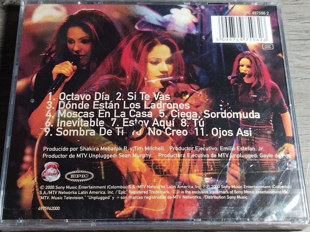 Shakira - MTV Unplugged, Cd's en Dvd's, Ophalen of Verzenden, Zo goed als nieuw