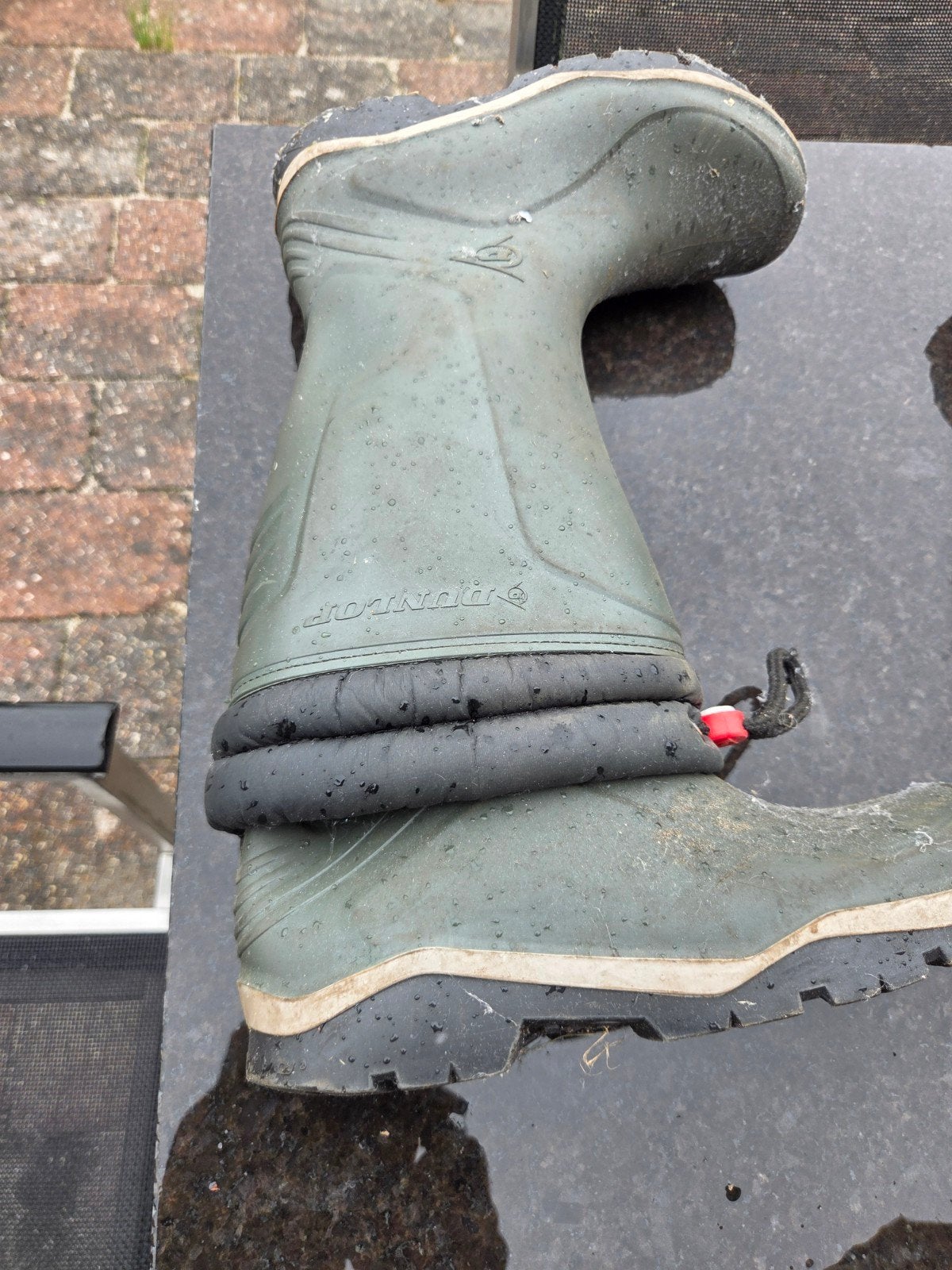 Dunlop en Hevea gevoerde laarzen, diverse maten, Ophalen, Gebruikt, Laarzen, Dunlop, Hevea