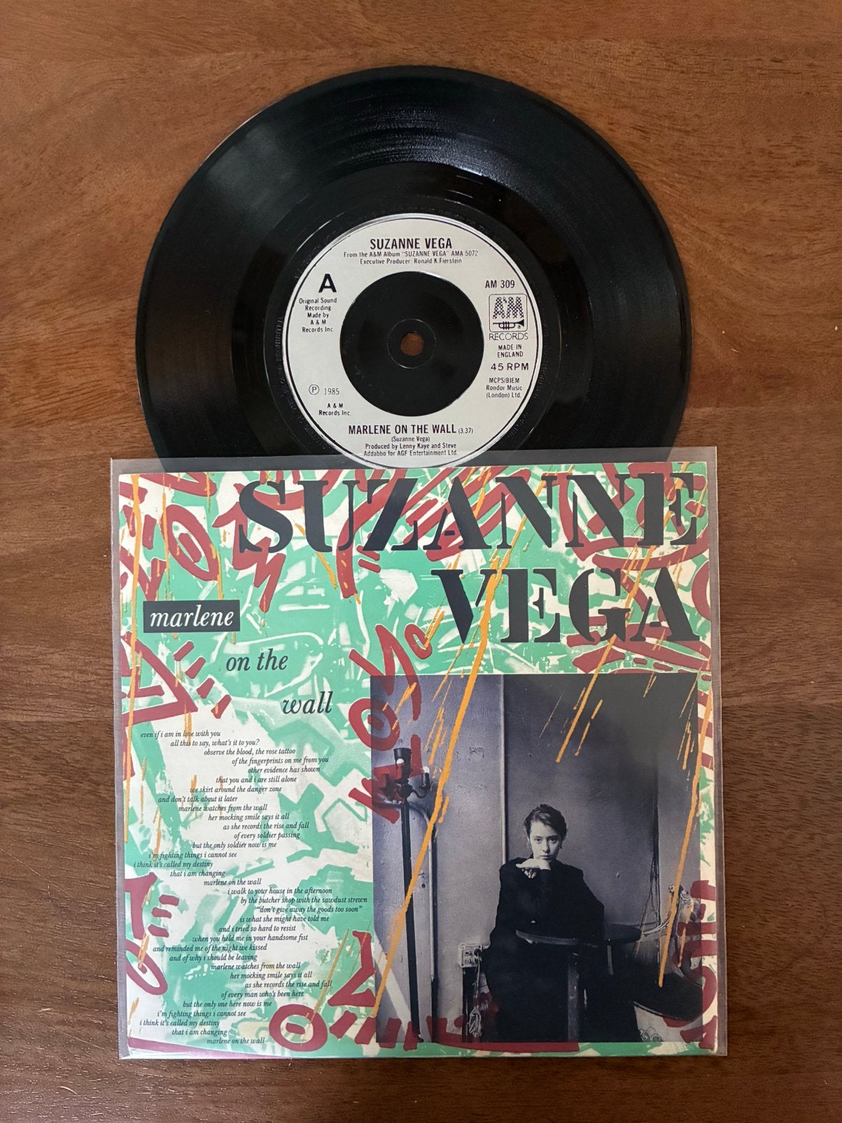 Suzanne Vega - Marlene on the wall, Ophalen of Verzenden, 7 inch