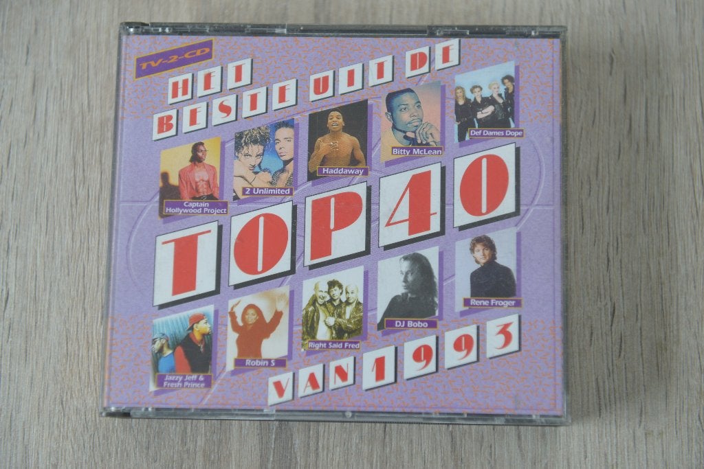 DE BESTE UIT DE TOP 40 van 1993 == 2CDbox, Verzenden, Zo goed als nieuw, Pop, Boxset