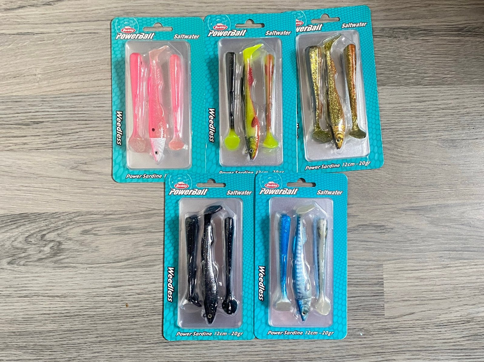 Set van 5 pakjes berkley power sardine nu €17,50, Ophalen of Verzenden, Zo goed als nieuw, Overige typen