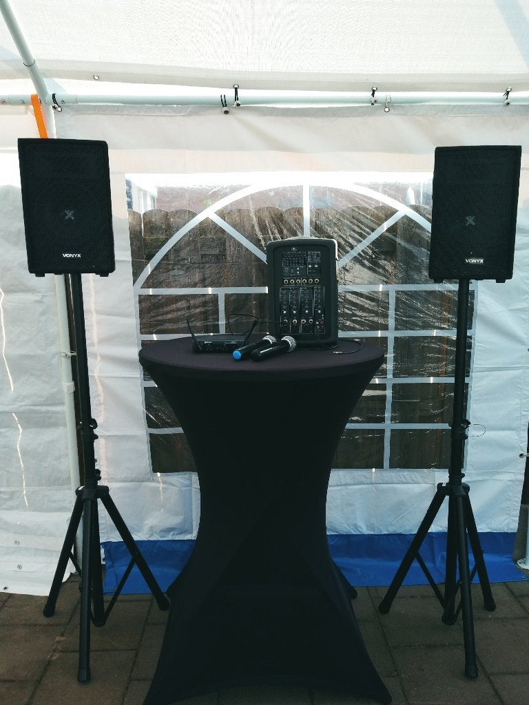 Geluidsinstallatie (set 1) Karaoke set / geluid set te huur, Ophalen, Gebruikt, Overige