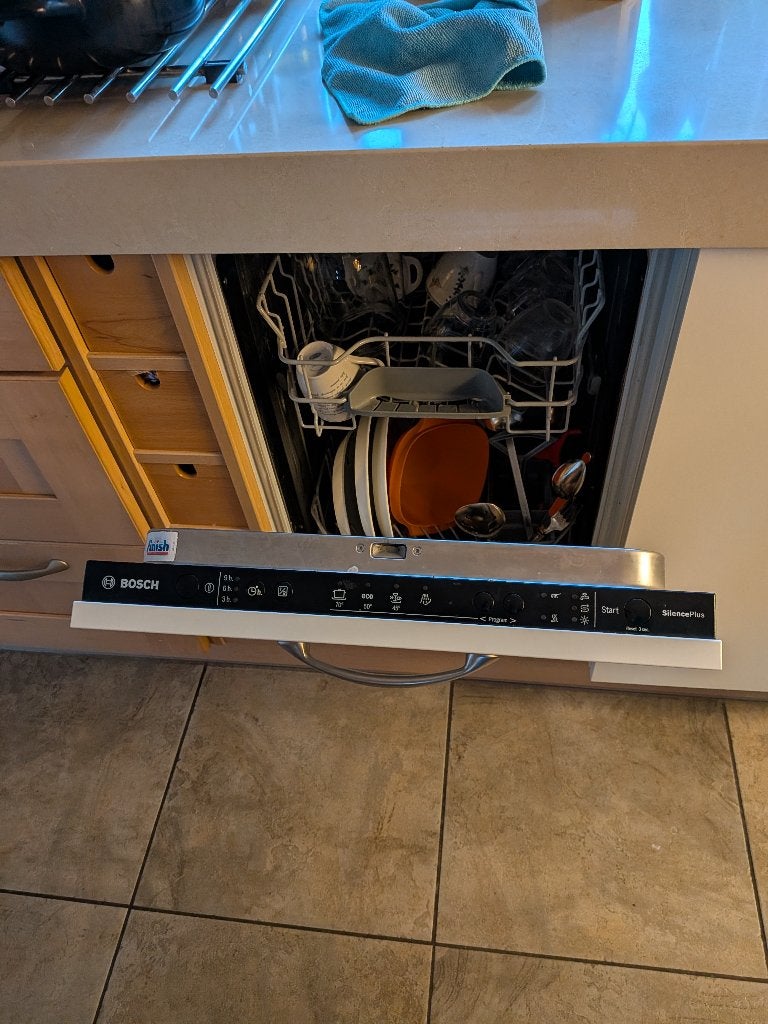 Bosch inbouwvaatwasser 45cm, Silence Plus SPV40E20EU, Witgoed en Apparatuur, Vaatwasmachines, Ophalen, Gebruikt, Minder dan 85 cm