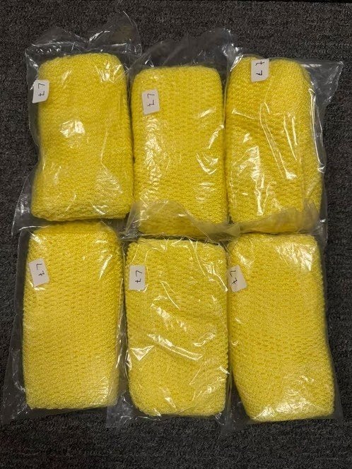 Flesnet duikfles 7 liter geel, Duiksport NL, Arnhemseweg 90 3832 GK Leusden, Nieuw, Ophalen of Verzenden
