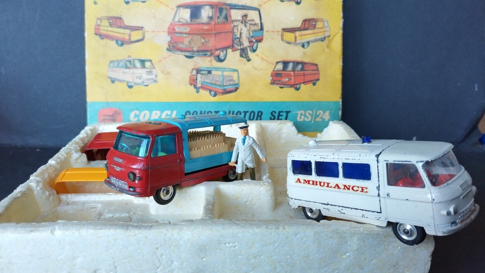 commer Milk Van Constructor set 1:43 Corgi Toys Pol, Corgi, Auto, Corgi, M