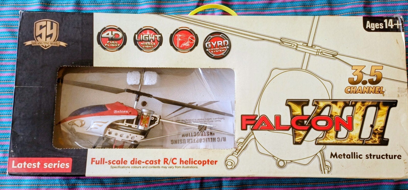 Nieuwe R/C Helikopter Falcon VIII (Metaal frame), Ophalen, Nieuw