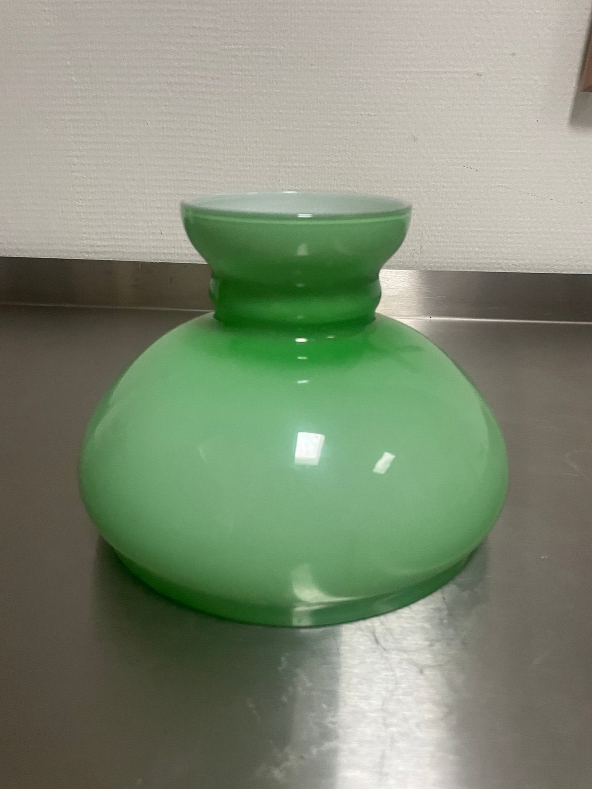 Opaline Lamp Groen, Huis en Inrichting, Ophalen of Verzenden, Zo goed als nieuw, Groen, Glas