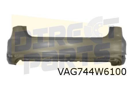 Volkswagen Jetta IV (1/11-3/15) Achterbumper (+/- PDC) (GRU), -, -, Nieuw, Achter