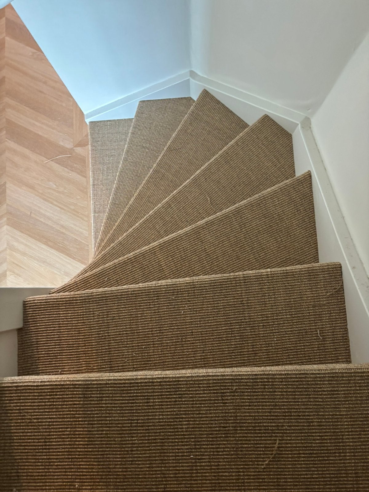 Sisal Tapijt als trapbekleding, Minder dan 50 cm, Beige, 200 cm of meer, Amones48@gmail.com