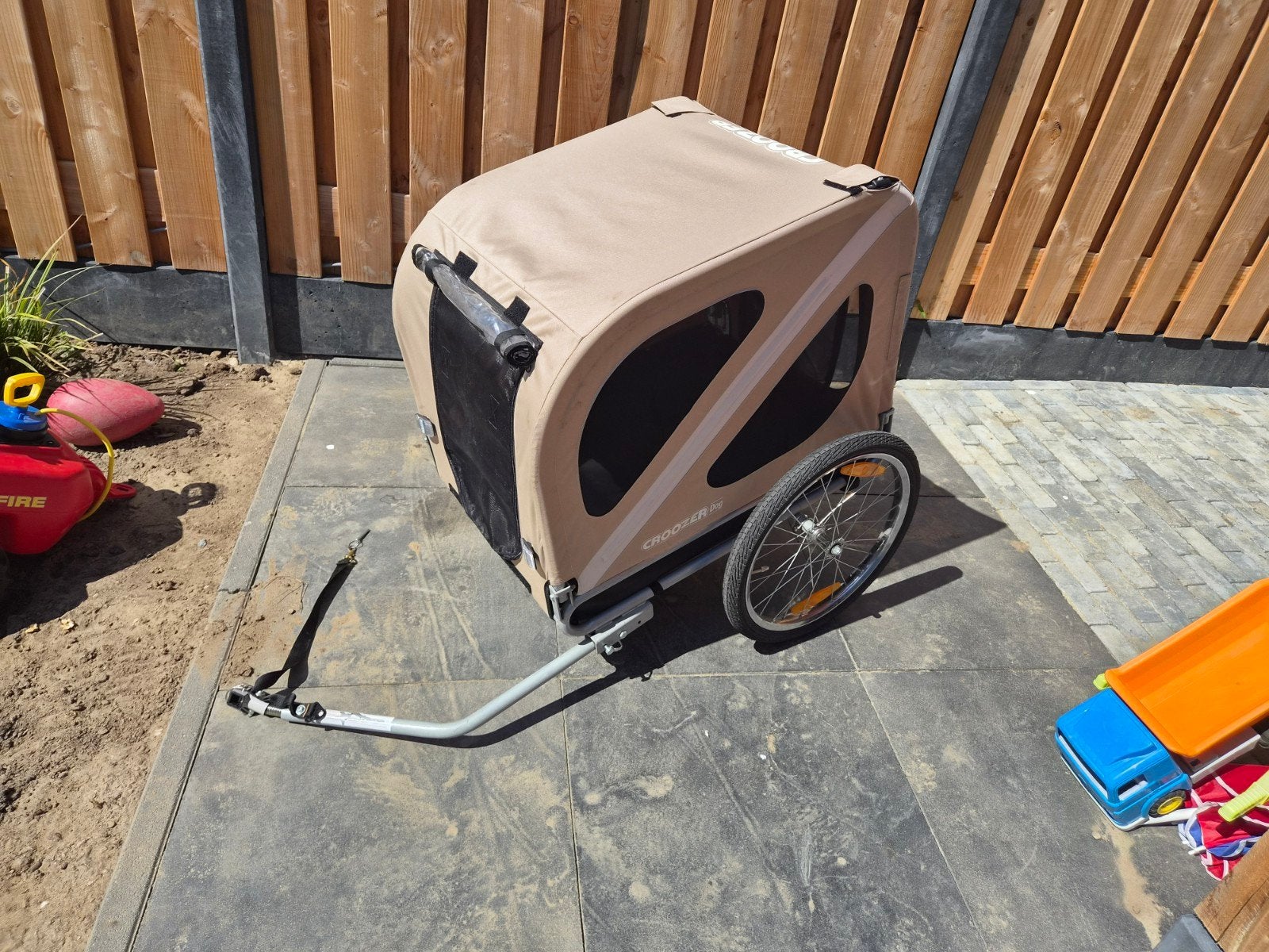 Croozer Dog Fietskar ZGAN, opvouwbaar, Ophalen, Opvouwbaar, Zo goed als nieuw, Hondenkar