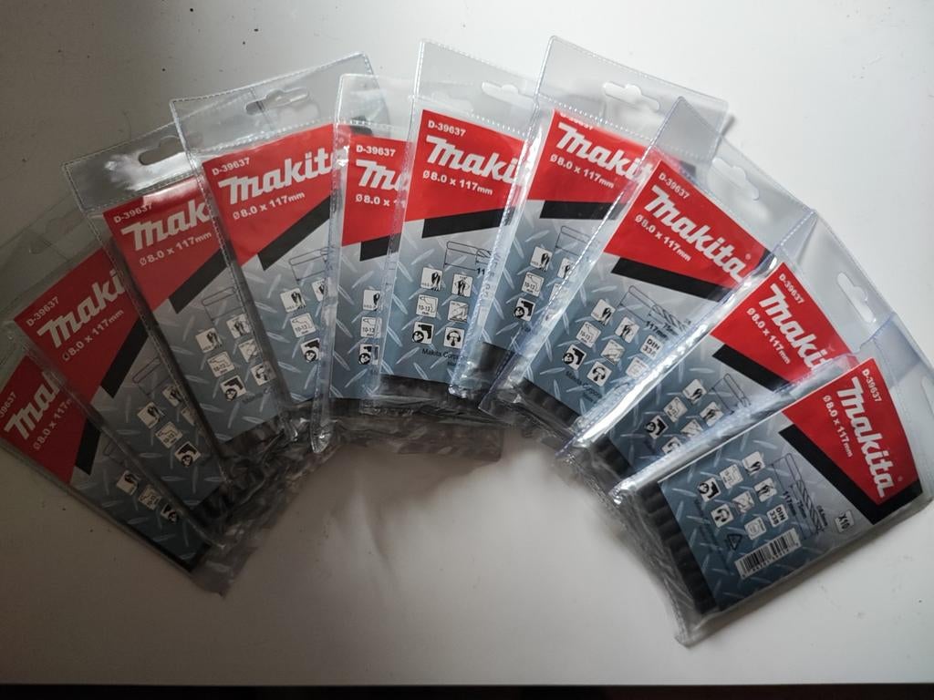 Makita Boorset 8.0 x 117mm 10 stuks, Ophalen of Verzenden, Nieuw