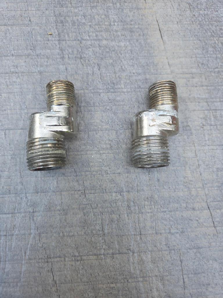Gebruikte S-koppeling 3/8 naar 1/2 inch schroefdraad, Ophalen of Verzenden, Gebruikt, Overige typen