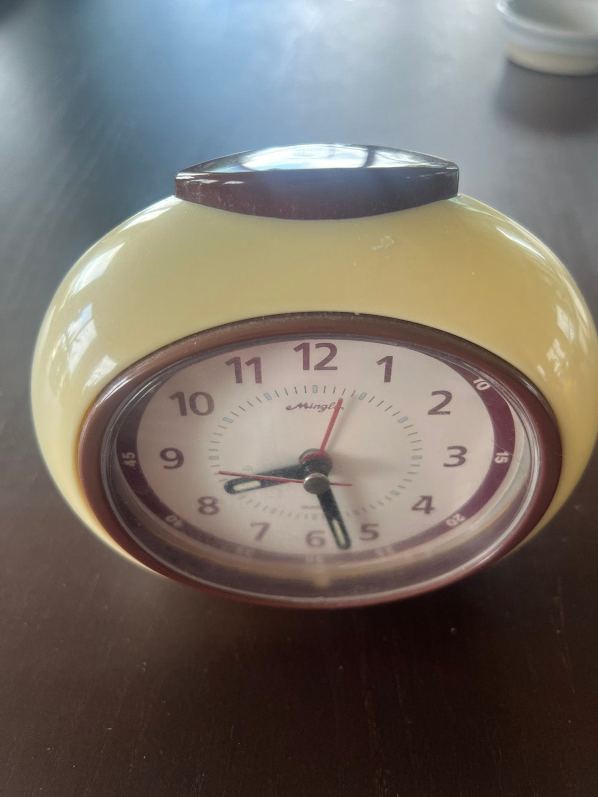 Supercoole vintage Mingli wekker space age, Witgoed en Apparatuur, Wekkers, Ophalen of Verzenden, Zo goed als nieuw