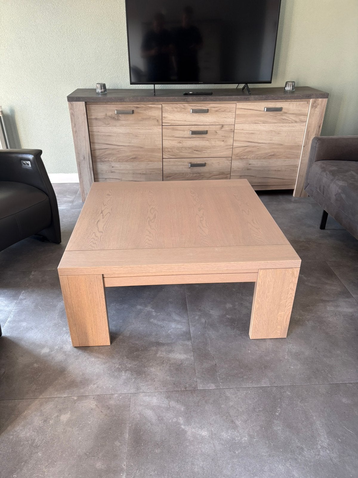 Houten salontafel, Ophalen