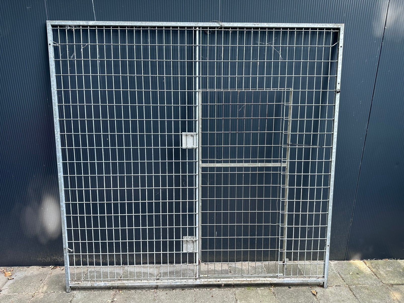 Paneel mer deur gegalvaniseerd, Dieren en Toebehoren, Hondenhokken, Ophalen, Gebruikt, 110 cm of meer, 100 cm of meer