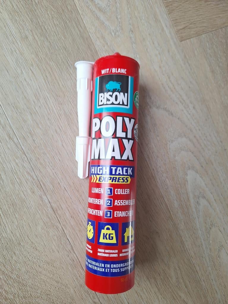 Bison Poly Max High Tack Express Kit - Wit, Doe-het-zelf en Verbouw, Overige Doe-het-zelf en Verbouw, Nieuw, Ophalen
