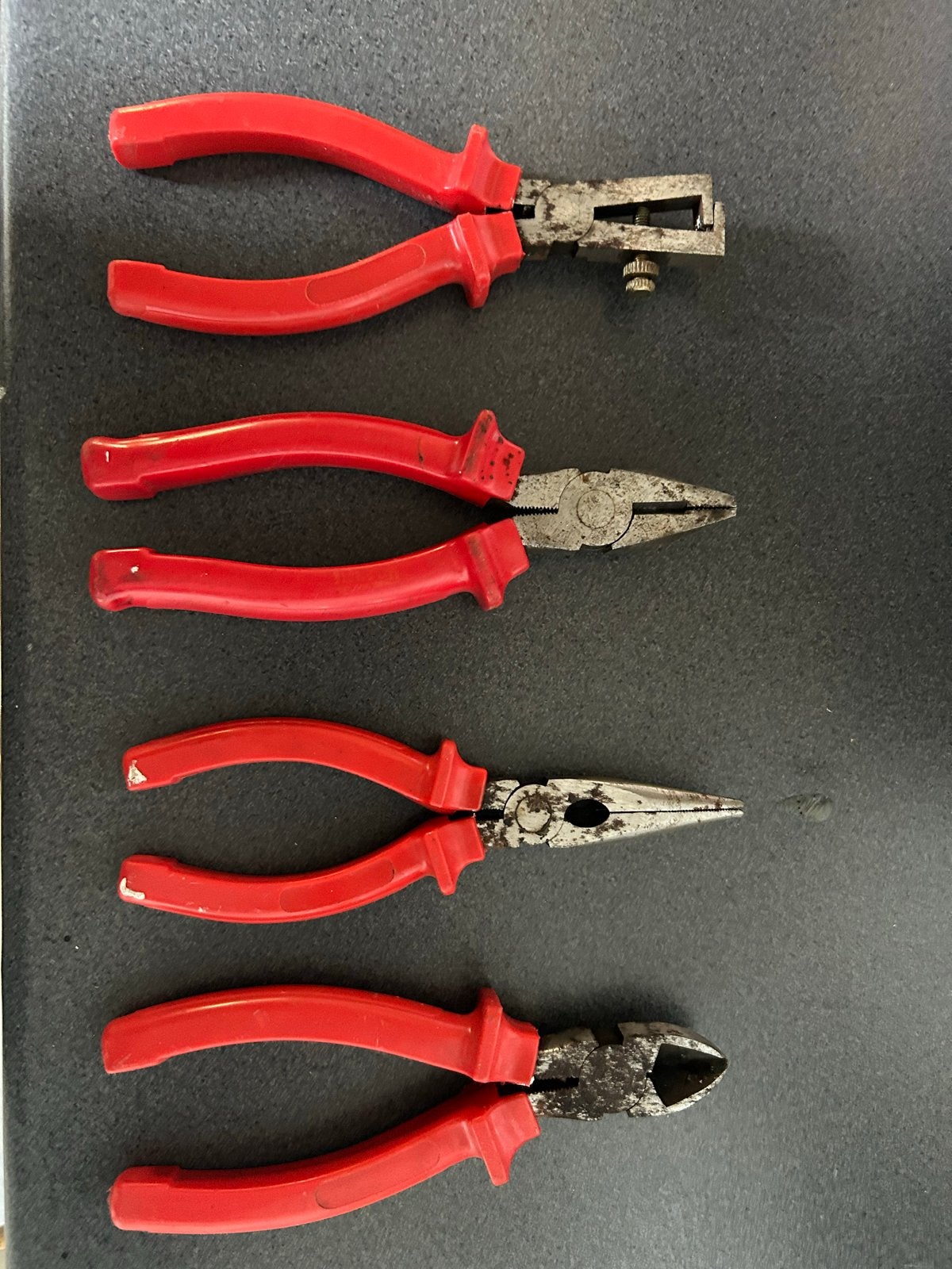 Diverse set handgereedschap: hamers en tangen, Ophalen, Gebruikt, Hamer, Overige merken