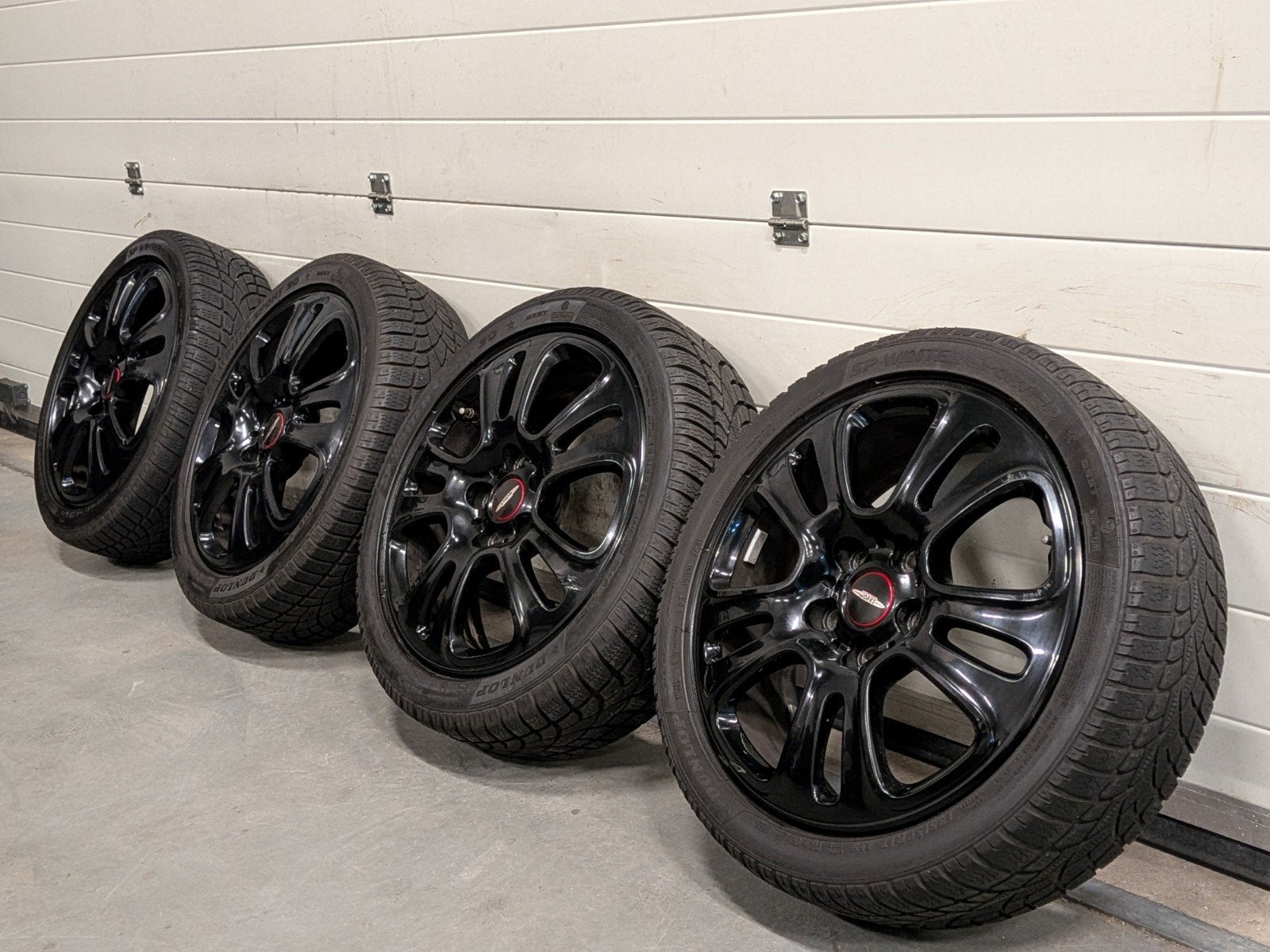 MINI F56 F55 F57 17 Inch Styling JCW 510 Winterbanden, Gebruikt, Banden en Velgen, 17 inch, Personenwagen