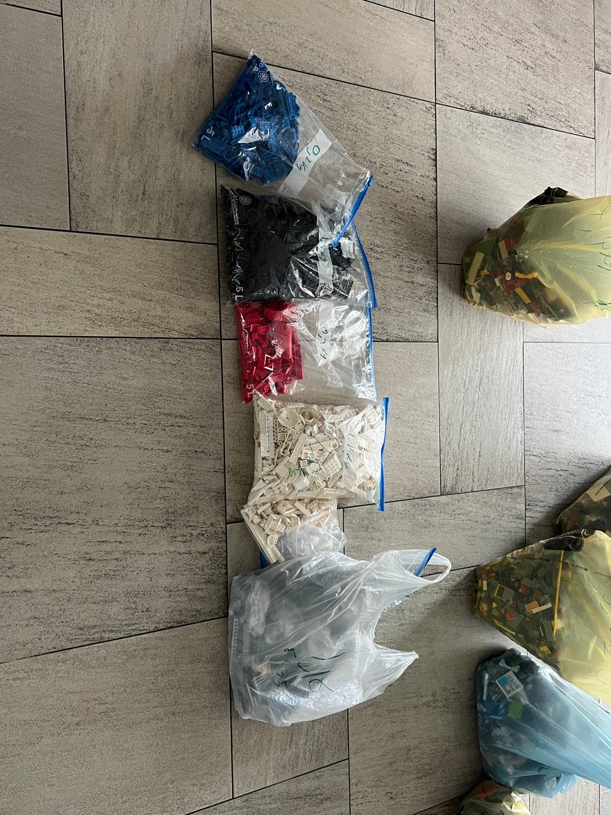 22.5 kg lego en 2 boten, Ophalen, Gebruikt, Lego, Losse stenen