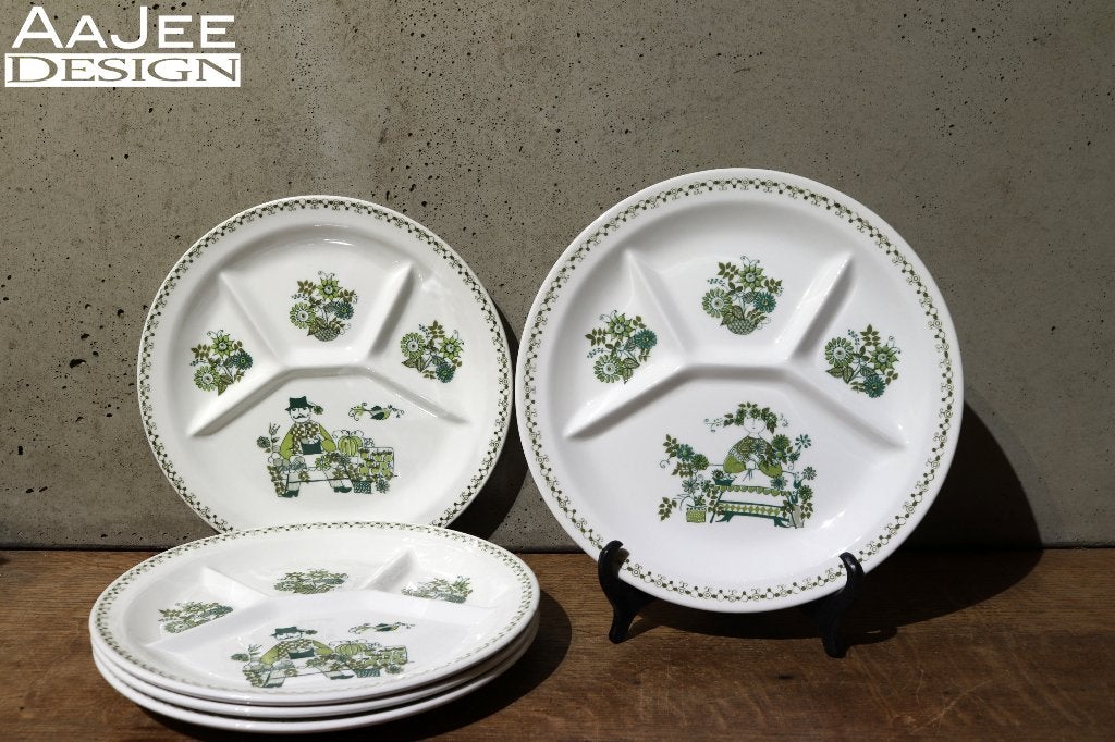 5 Turi Design Market - Fonduebord - Figgjo Flint - Noorwegen, Gebruikt, Ophalen of Verzenden, Bord(en), Overige stijlen
