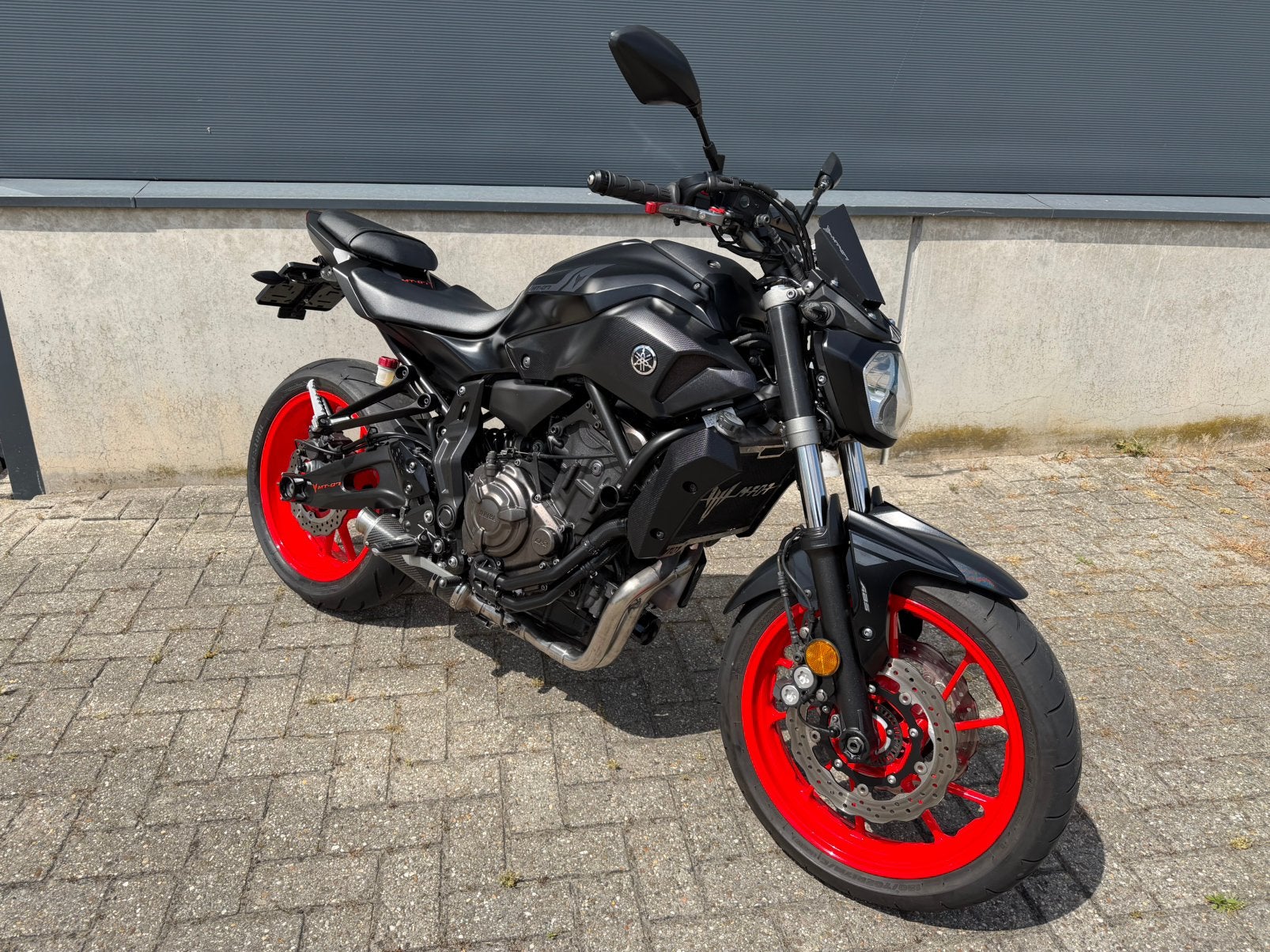 YAMAHA MT-07 | 2017 | 34822 km | Matt Black, Motoren, Motoren | Yamaha, 2 cilinders, ., Motorrijbewijs A, Meer dan 35 kW