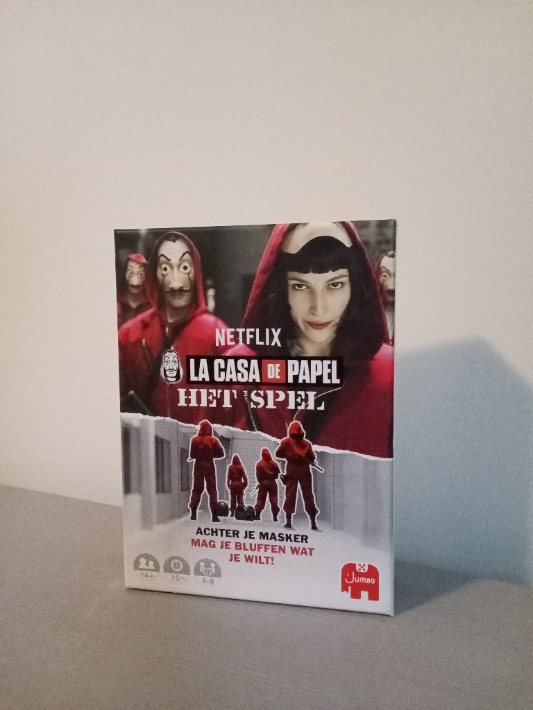 Net Flix - het spel - La Casa de Papel, Ophalen of Verzenden, Nieuw, Jumbo