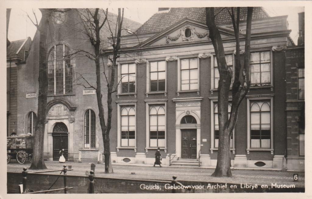 GOUDA Archief Librije en Museum, Verzenden, 1920 tot 1940, Ongelopen, Zuid-Holland