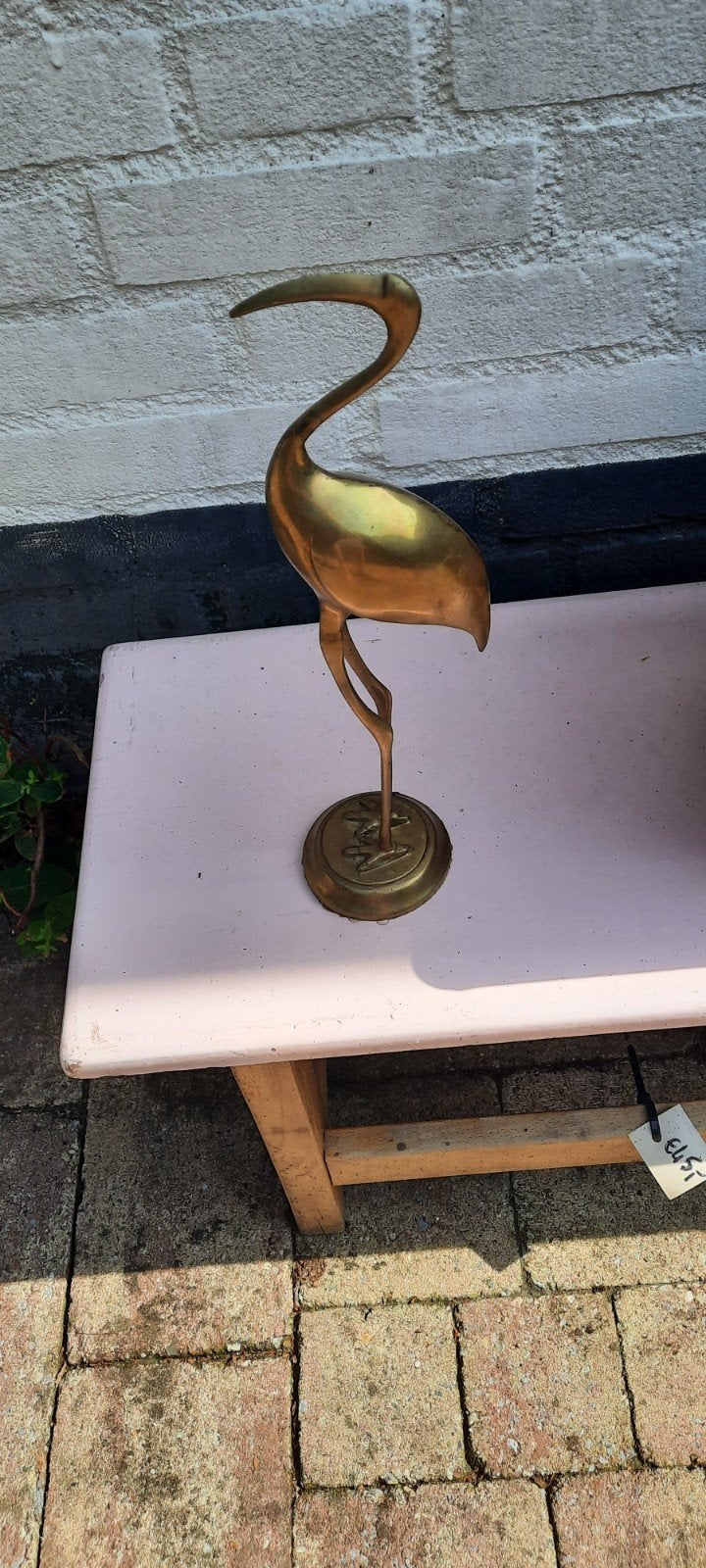 Kraanvogel messing, Ophalen of Verzenden, Nieuw, Metaal