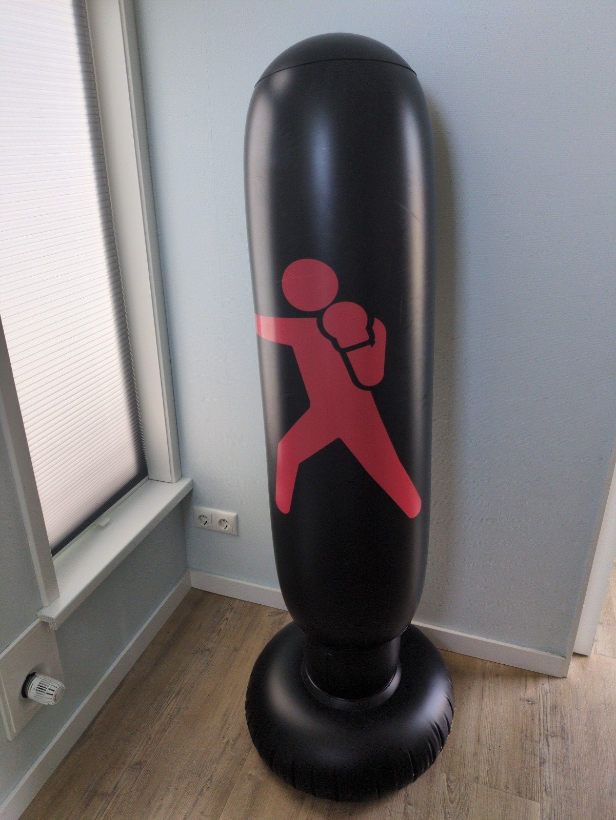 Opblaasbare Boksbal Air-Boks incl handschoenen - 160 cm hoog, Ophalen of Verzenden, Zo goed als nieuw, Boksbal