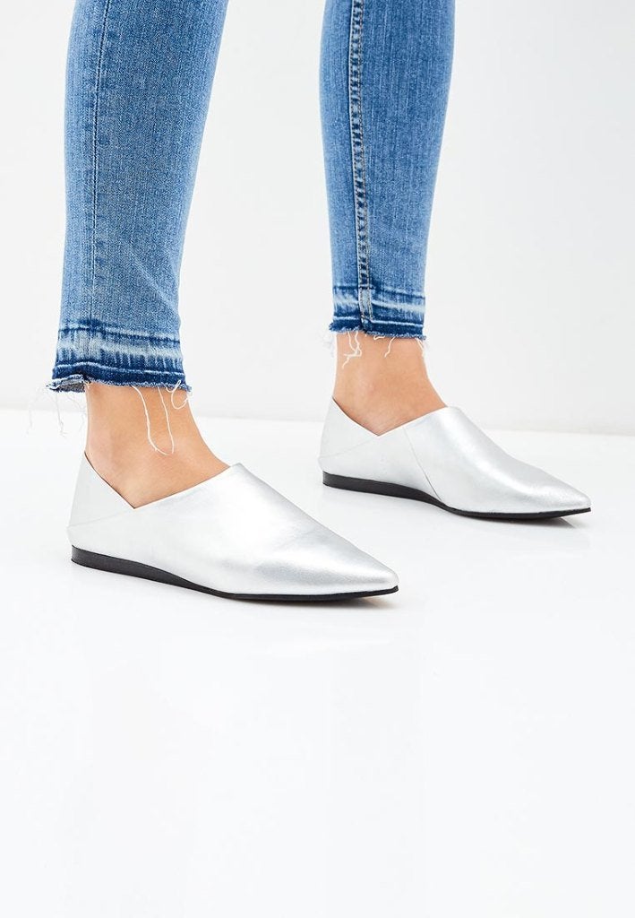 Bronx aparte zilveren schoenen mt 38 SUPERKOOPJE, Bronx, Overige kleuren, ., Instappers