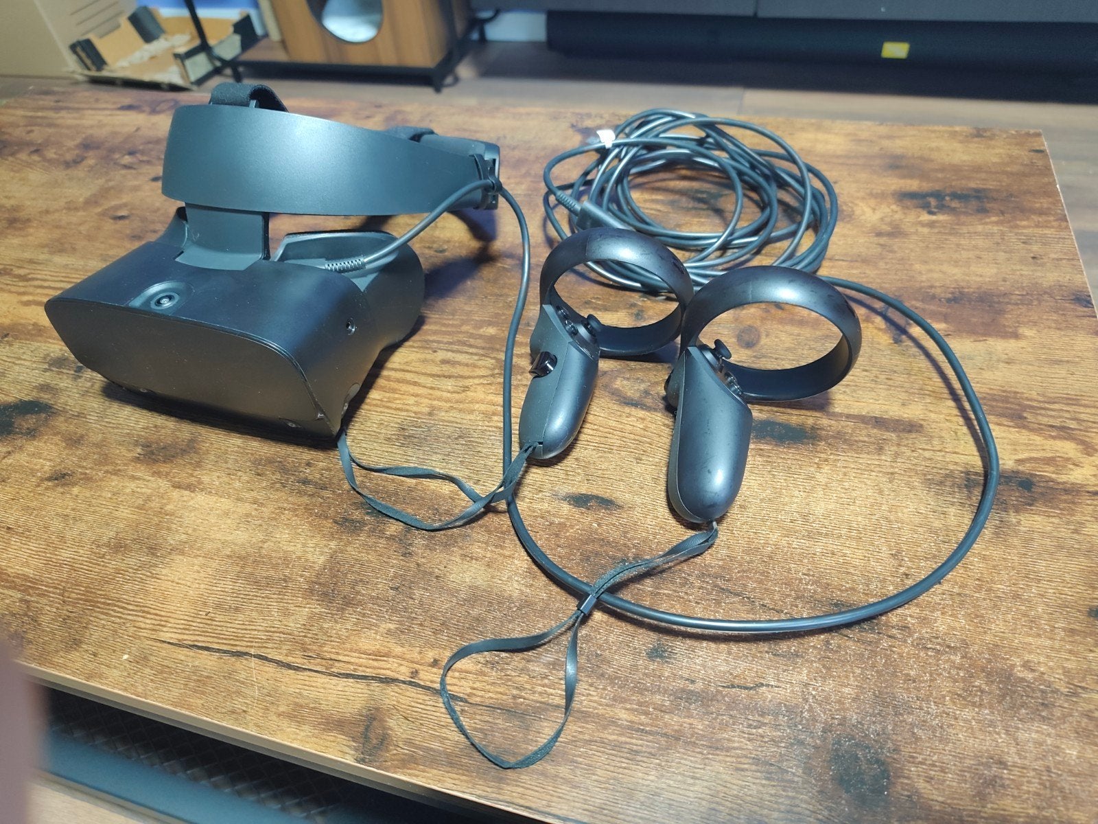 Oculus/Meta Rift S VR headset, Spelcomputers en Games, Virtual Reality, Zo goed als nieuw, Pc, VR-bril, Ophalen