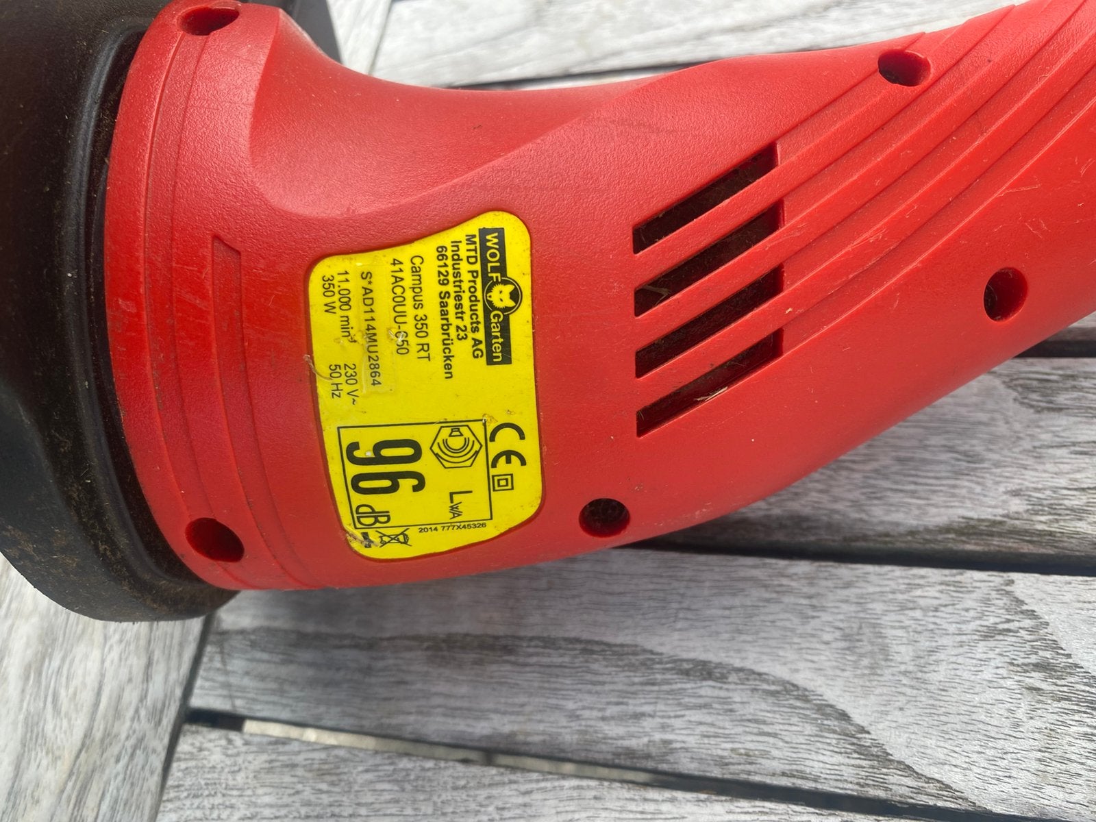 Wolf-Garten grastrimmer voor graskanten, Tuin en Terras, Ophalen, Gebruikt, 10 tot 30 cm, Elektrisch