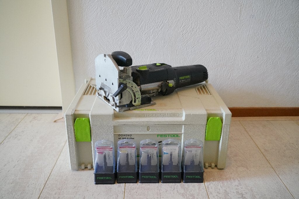 Festool DF 500 Q Dominofrees Set, Ophalen, Gebruikt, Bovenfrees, Festool
