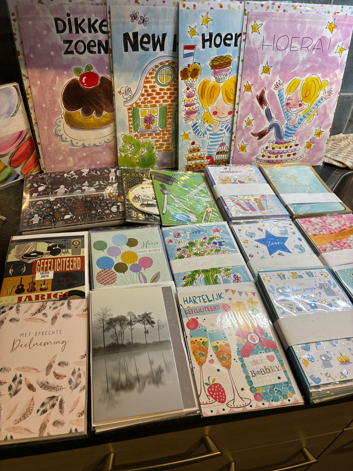 Te koop partij wenskaarten met enveloppe, Diversen, Ophalen of Verzenden, Nieuw