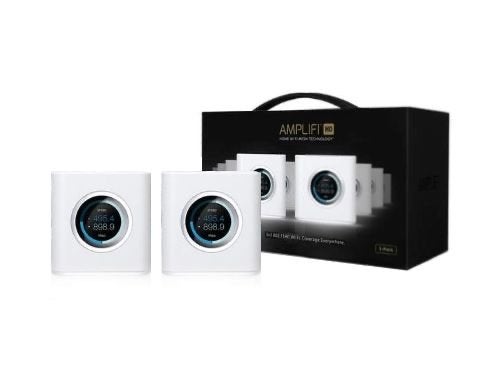 Ubiquiti AmpliFi HD Mesh WiFi Systeem (2 Routers + 3 MeshPoi, Ophalen of Verzenden, Gebruikt, Router