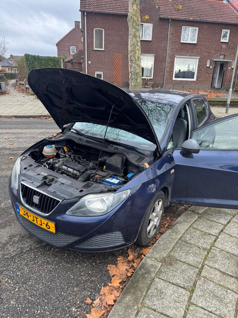 Seat Ibiza 1.2 51KW 5DRS 2009 Blauw, Voorwielaandrijving, 537 kg, 40 €/maand, Blauw