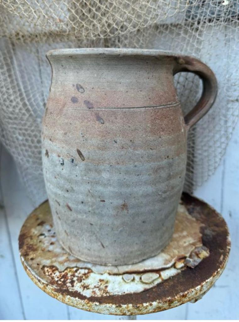 Oude grespotten naturel aardewerk, Antiek en Kunst, Curiosa en Brocante, Ophalen