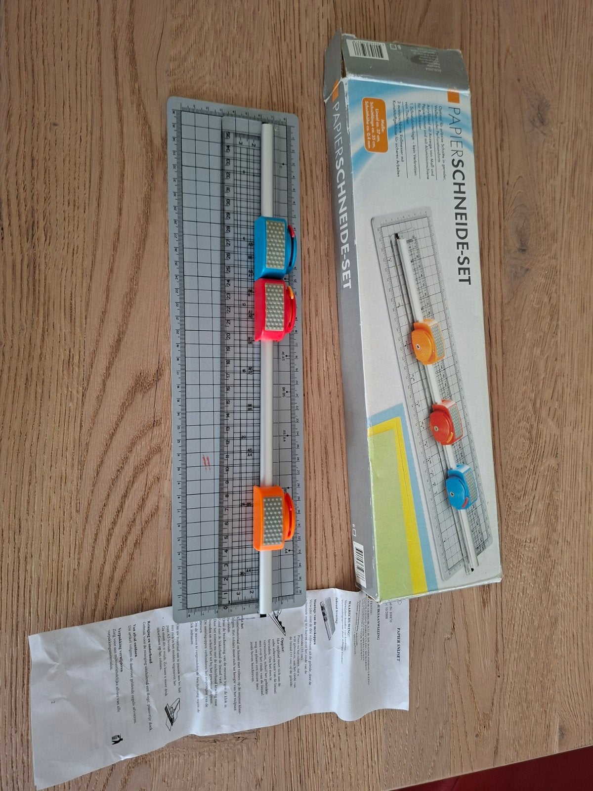 Papiersnijder set - Nauwkeurig snijden en vouwen, Overige thema's, Gereedschap of Toebehoren, Meerkleurig, Zo goed als nieuw