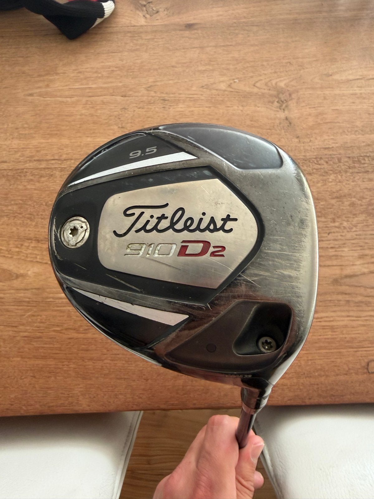Titleist 910D2 Driver 9.5 met regular shaft, Sport en Fitness, Golf, Ophalen of Verzenden, Gebruikt, Club