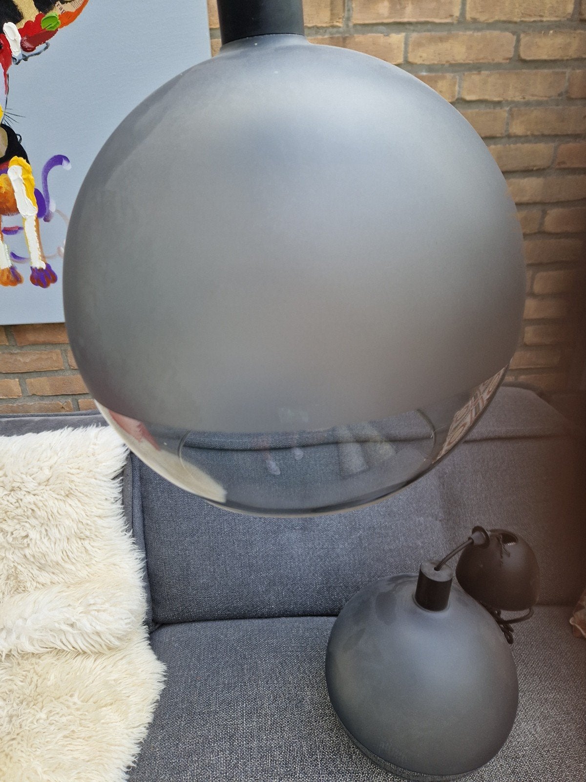twee hanglampen ikea, Ophalen, Zo goed als nieuw